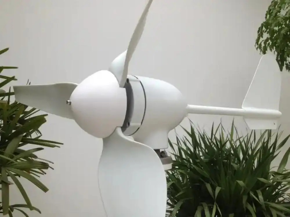 وافق CE 1.5kw توربينات الرياح 48 فولت مولد الرياح مع شفرات Frp 1350 مم #4