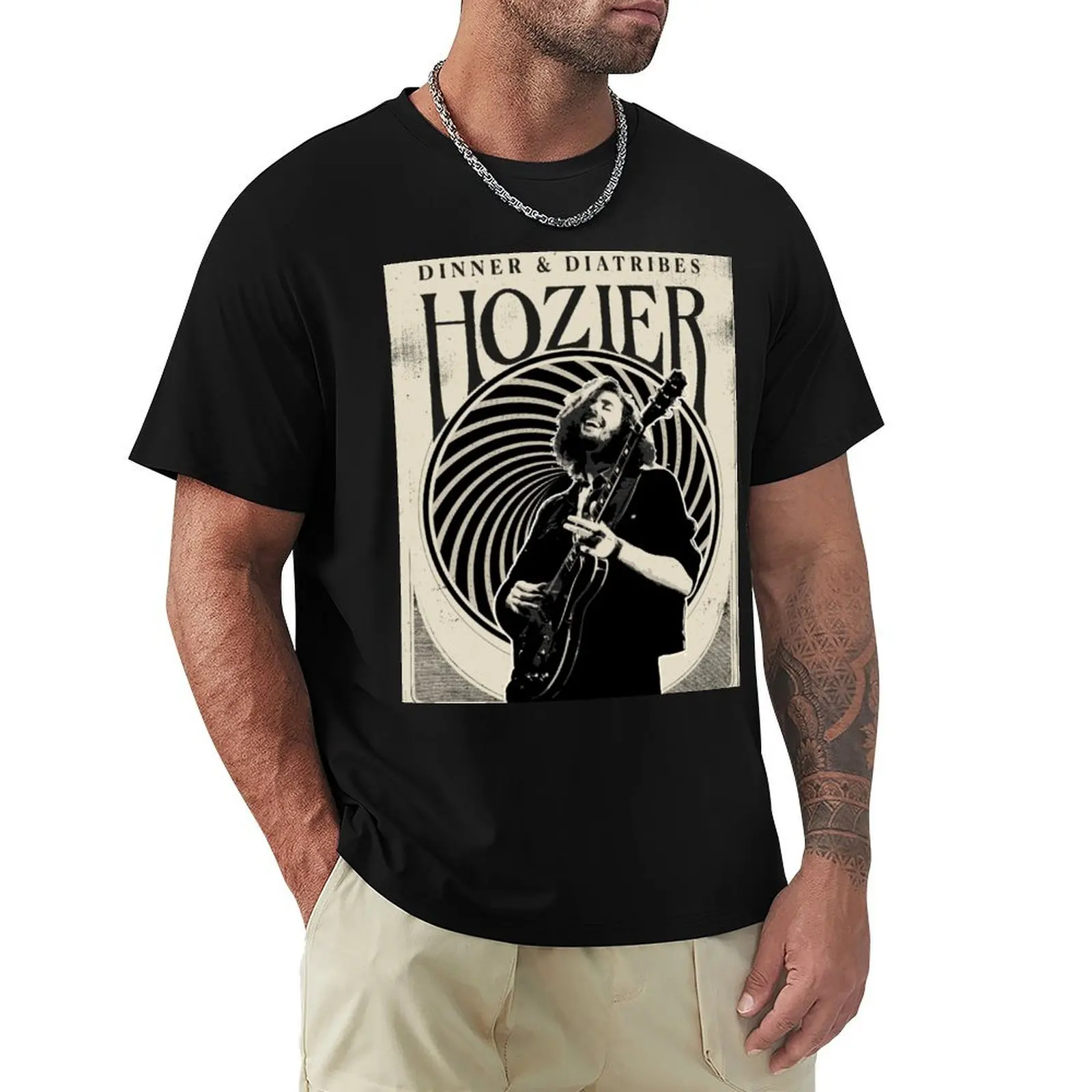 

Retro Hozier Poster T-Shirt Anti-Pilling Casual T-Shirt