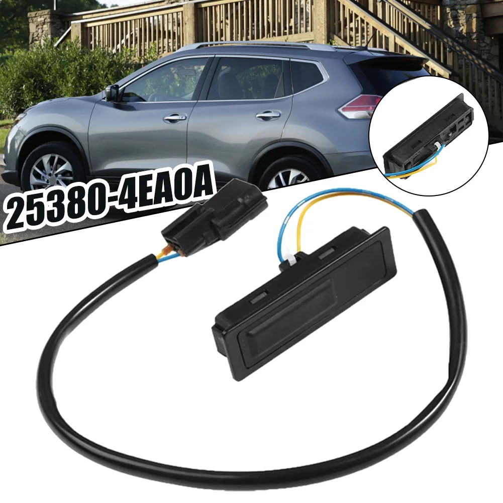 7 77 7 7 7 7 1 قطعة الجذع الخلفي الباب الخلفي مقبض التبديل لنيسان قاشقاي 25380-4EA0A سيارة الجذع الباب الخلفي التبديل الملحقات #6