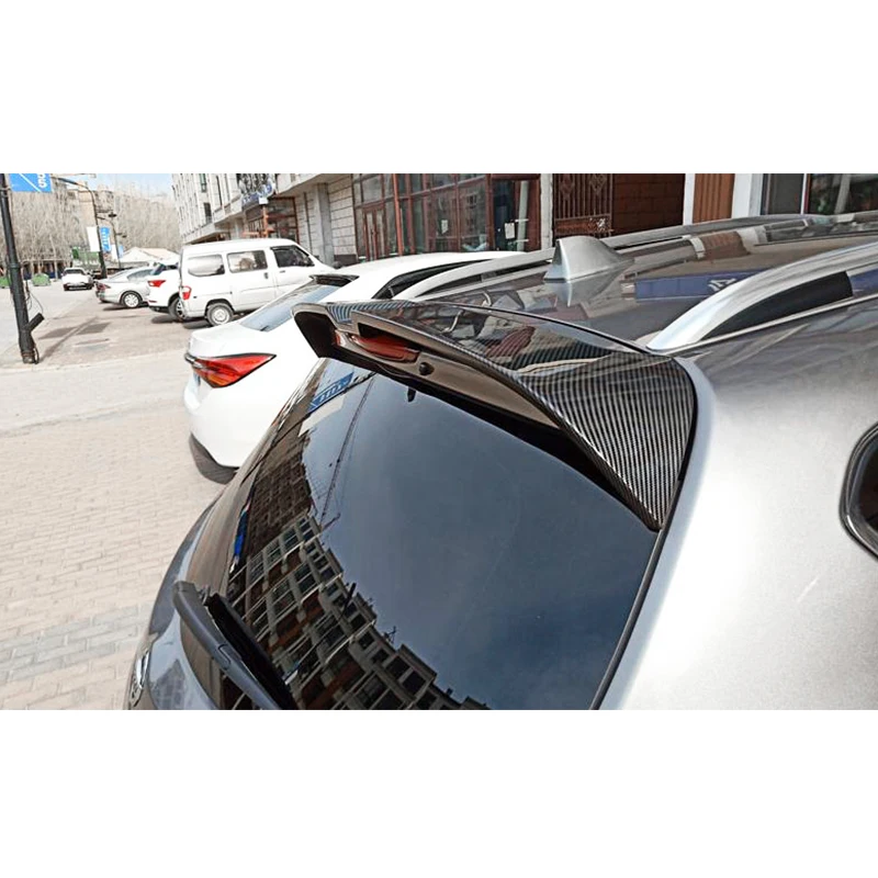 For Nissan Versa  Car Rear Lip Spoiler Trim Black Carbon Tail Trunk Wing  2011 2012 2013 2014 2015 Luggage Compartment Tail