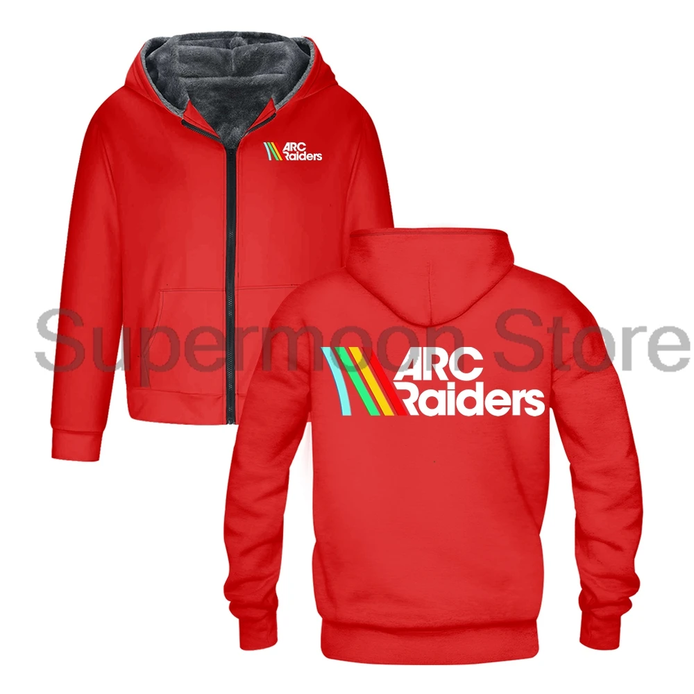 ARC Raiders Logo Zipper Hoodies 2025 New Game Merch Long Sleeve Streetwear Women Men Jacket Parkas Unisex Winter Coat