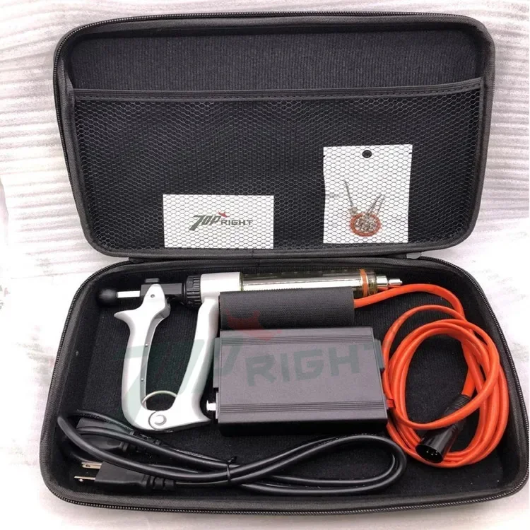 T Hotsale 25ml/50ML Syringe Semi-Automatic Cartridge Filling Gun Carts Filler Machine Match 110v/220v 80w Heater