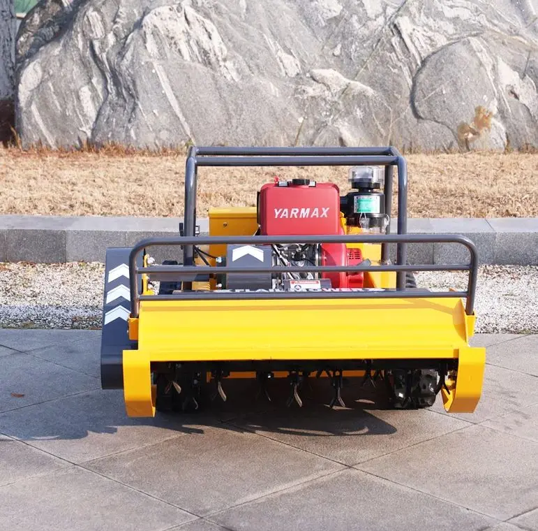 

Customized zero-turn front-cutting remote-controlled mower suitable for all-terrain commercial mountain weeding tool flail mower