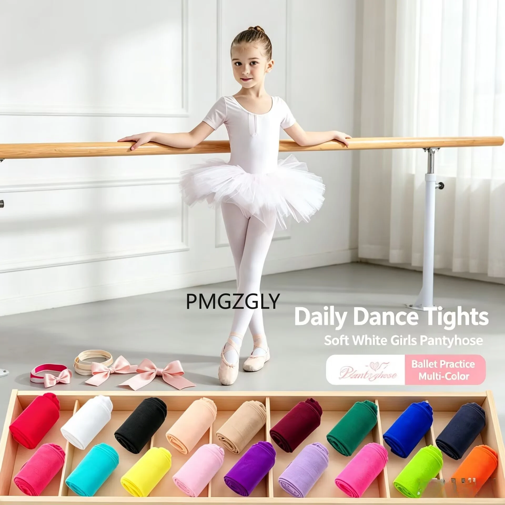 Children Girls Candy Color Velvet Stockings Sock Kids Pantyhose Solid White Ballet Dance Tights For Pants For Baby Girl Leggings
