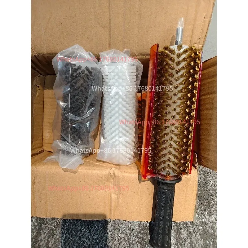 Ski Rotary Electric Roller Brush Set, Nylon & Horsehair Replacement Brush Accessories For Rotary Ski Polishing Machine