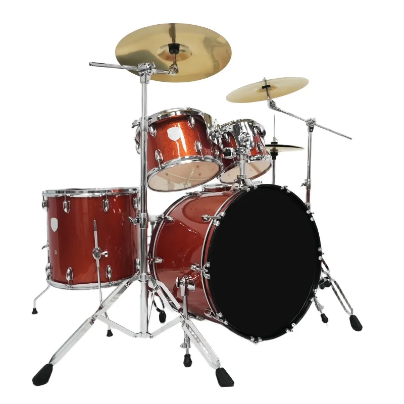 

Популярная высококачественная деревянная джазовая барабанная установка, профессиональная музыкальная набор барабанов