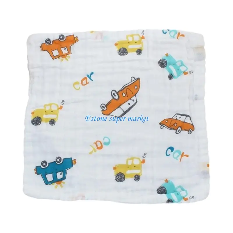 

090B Versatile Infant Feeding Towel Cotton Bib Soft Absorbent 30x30cm for Daily Use