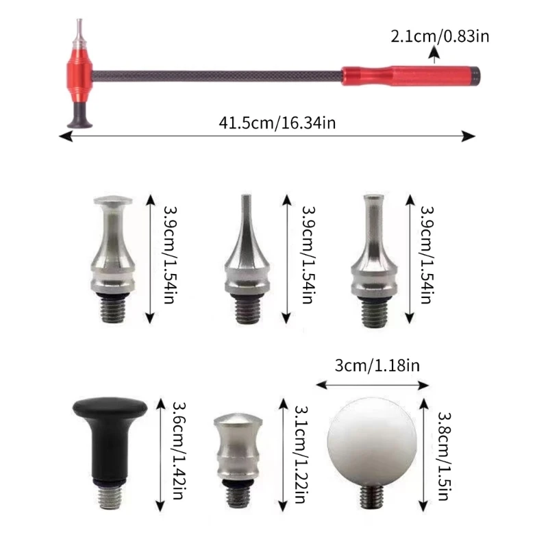 รถ Dent Repair Hammer รถแผ่นโลหะที่โดดเด่น Leveling เครื่องมือ