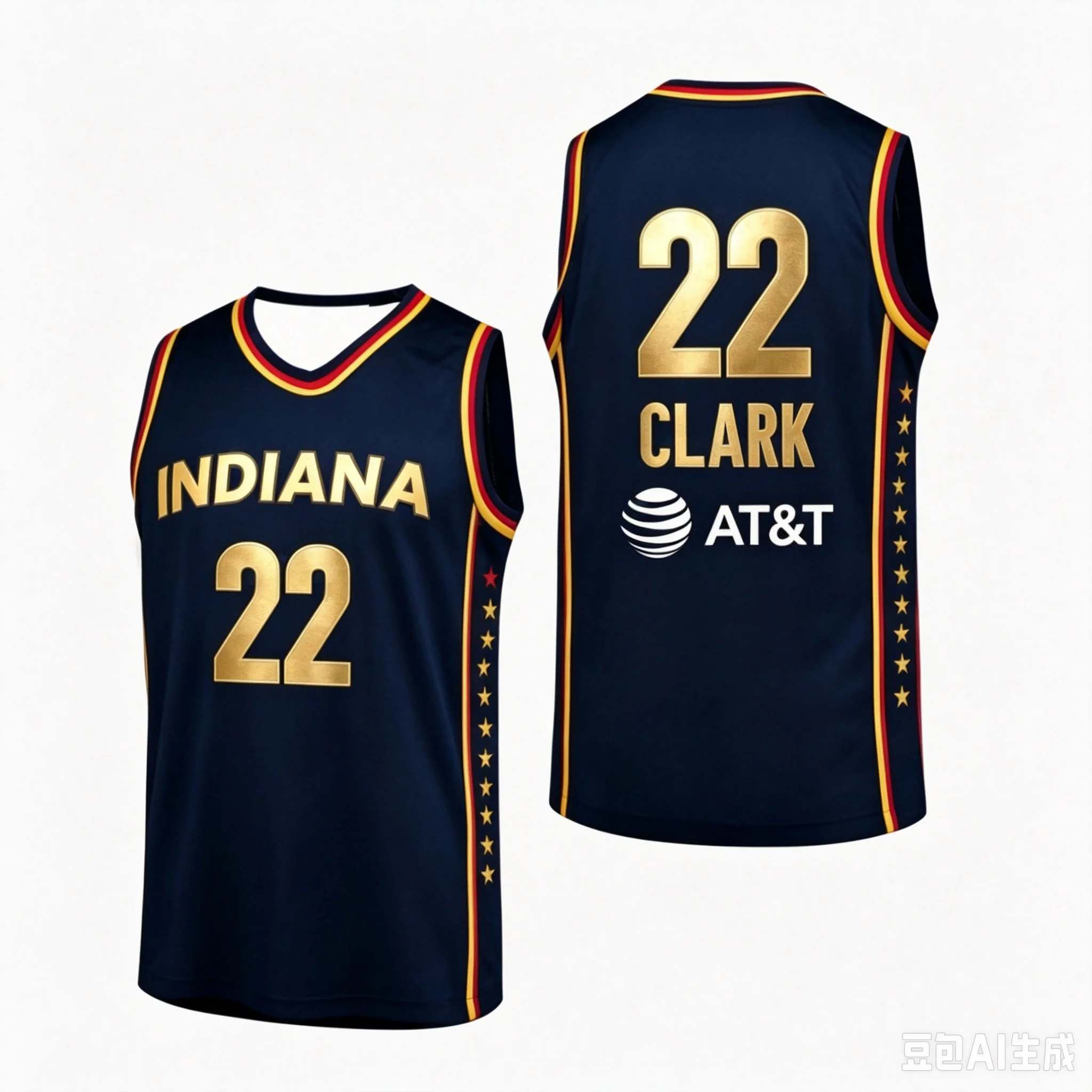 2026 Sommer Indiana Fever Nr. 22 Sport-Basketball-Tanktop Outdoor Atmungsaktiv Schnelltrocknend 3D-Gedrucktes Ärmelloses Familien-Tanktop – Detail 2