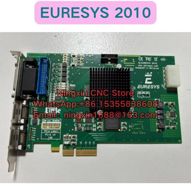 Second-hand EURESYS 2010 1622 PCIe X4 Image acquisition card Functional test OK Fast delivery