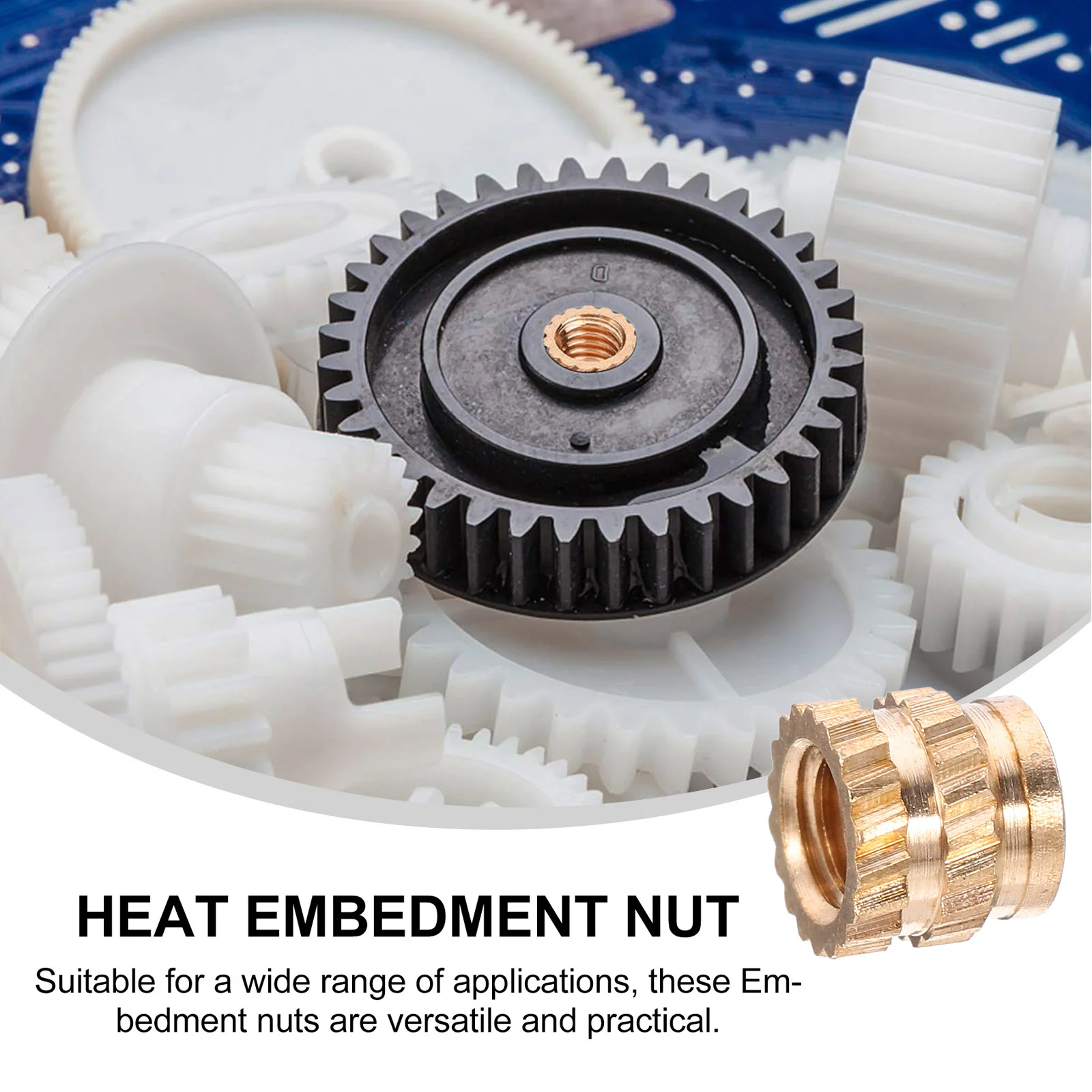 100 قطعة M3 مجموعة الحرارة إدراج إدراج الخيوط ل حقن البلاستيك صب موثوقية عالية الإنتاج الدقيق