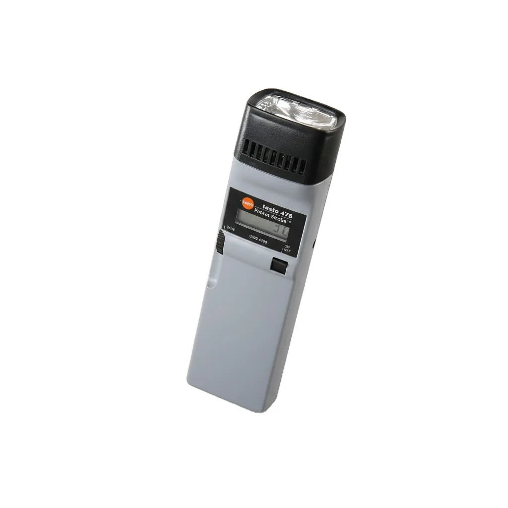 476 High Accuracy Digital Portable Stroboscope German Flash Speedometer Tachometer IP67 Protection 220V 1 Year Warranty