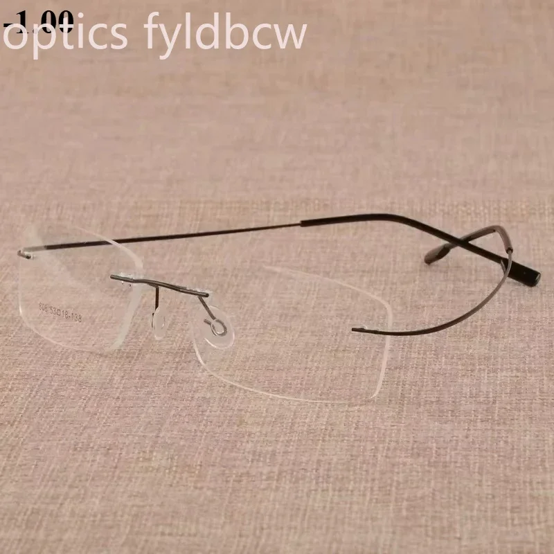 

Очки для близорукости без оправы -75-100-125-150-175-225-275-325-350 Сверхлегкие очки без оправы Оптическая настройка Астигматизм