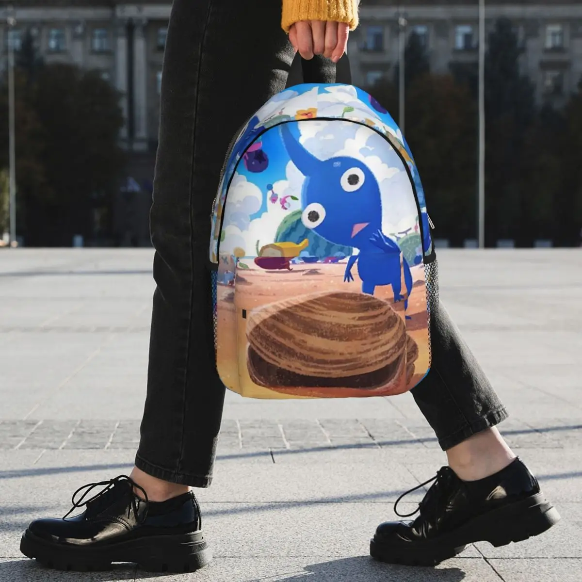 Pikmin Bloom Backpack Student BookBag Children School Bag Computer Shoulder Bags for Men Women