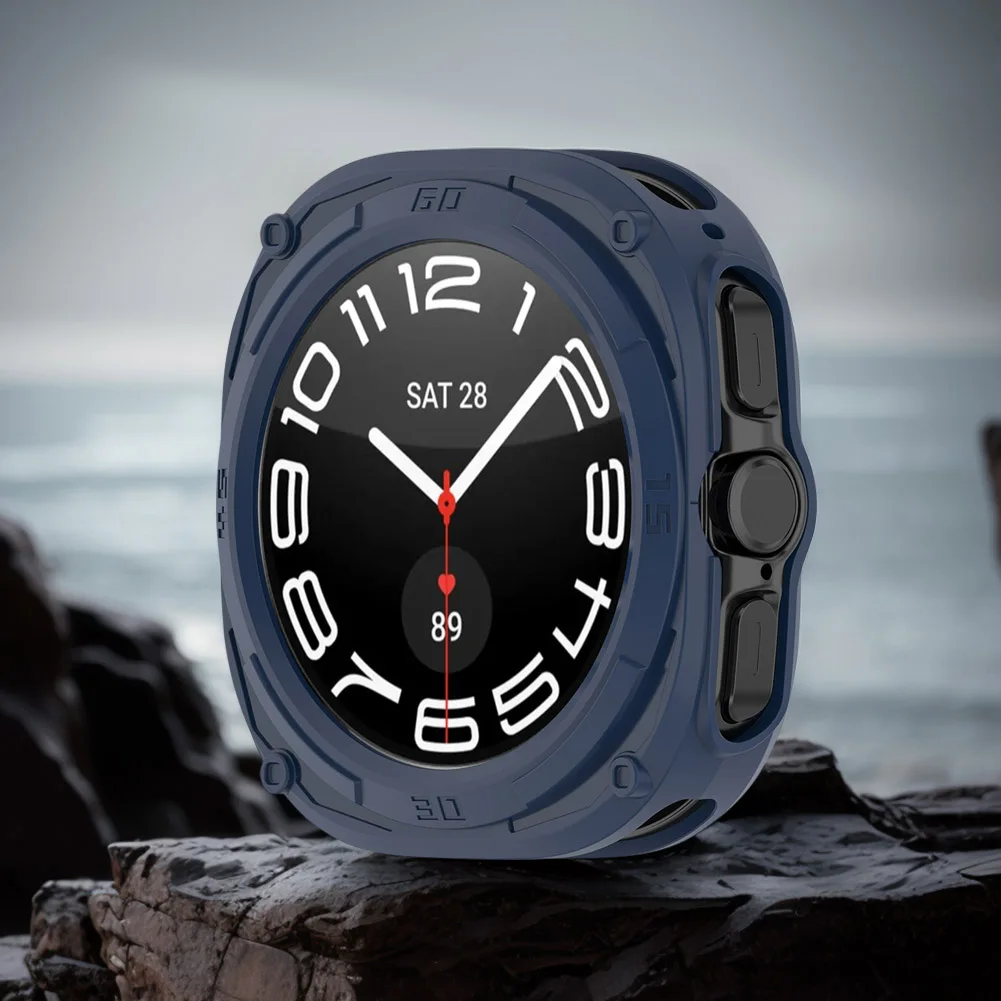 حافظة ساعة مضادة للإسقاط من البولي يورثان الحراري لسامسونج جالاكسي ، مقاومة للصدمات ، مصد ناعم ، غلاف كامل ، الترا 7 ، 47