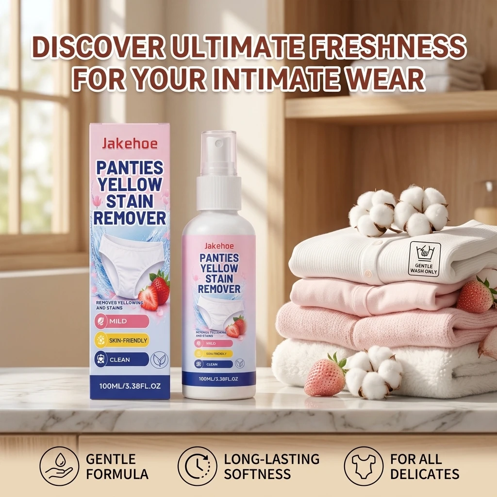 Intimate Clothing Cleaner Removing Stubborn Organic Stains Eliminating Urine Marks Reducing Odors Underwear Yellow Stain Remover