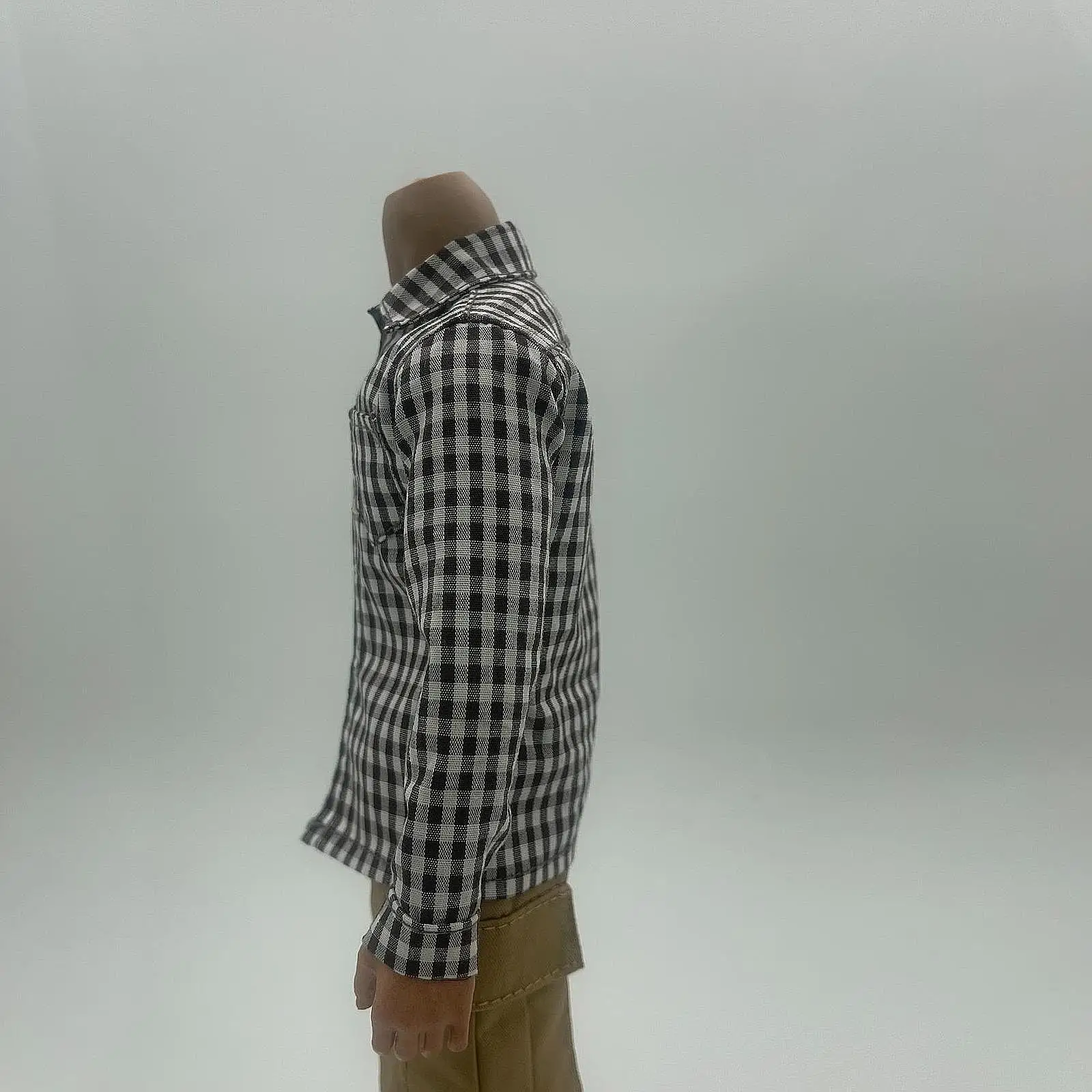 

1:6 Action Figure Clothes Doll Clothes Plaid Shirt, Fashion, Miniature Clothing, Dress up for 12 inch Male Body Figures Dolls