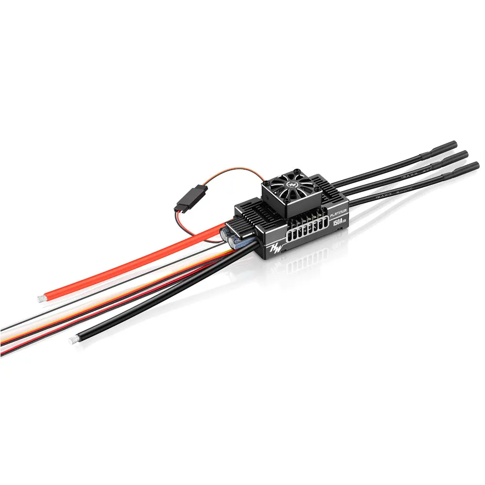 Hobbywing Platinum 150A V5.1 18A V5 F3P ESC Geschwindigkeitsregler mit schaltbarem BEC-Ausgang für RC-Helikopter und Flugzeuge – Detail 28