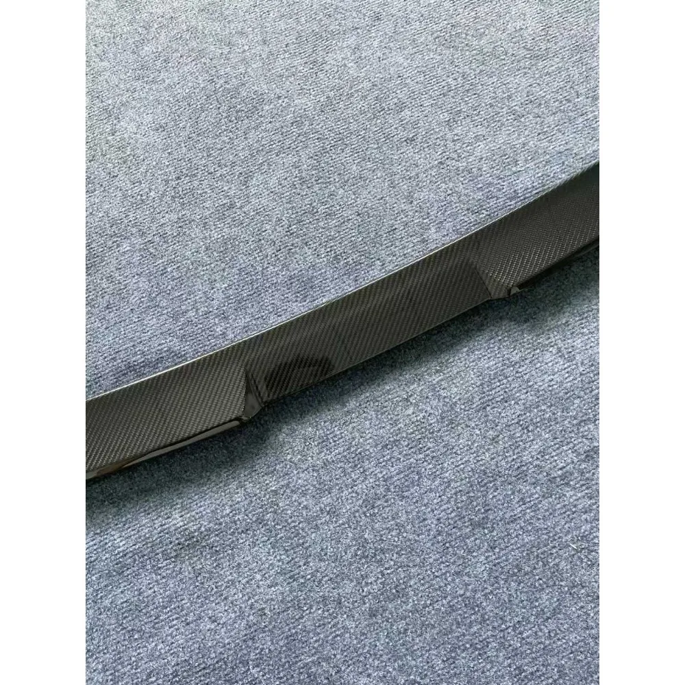 

Real Dry Carbon Fiber MP Style Fixed Rear Spoiler Trim For BMW 5 Series i5 G60 G68 Car Exterior Styling Accessory Kit Set Panels