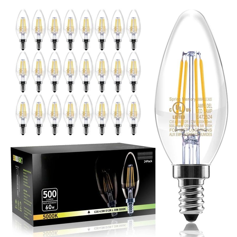 Pack E12 Dimmable 6…