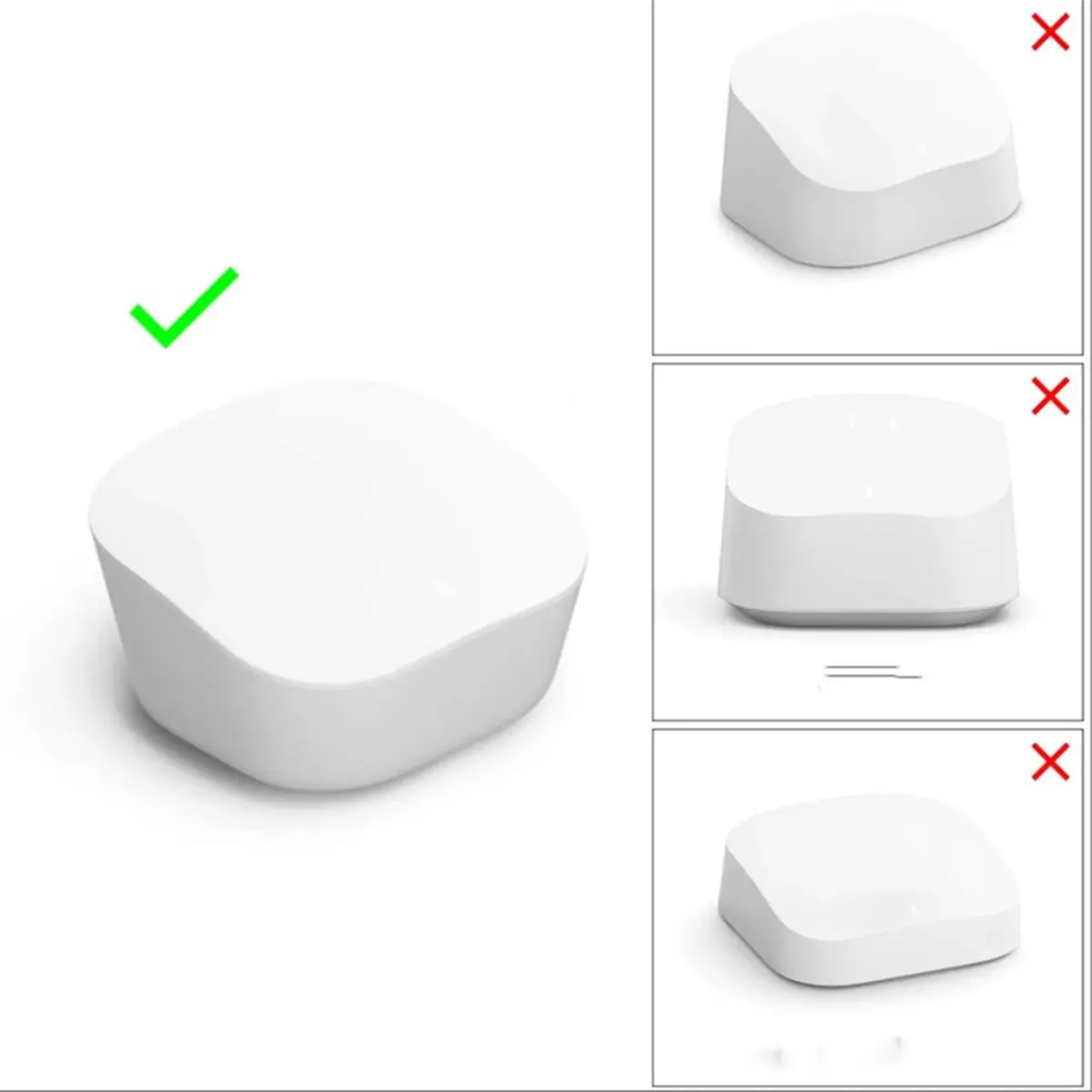 For Mesh WiFi Router Wall Mount Bracket with Cable Storage Function Stable Easy Install Wall Mount Outlet Holder