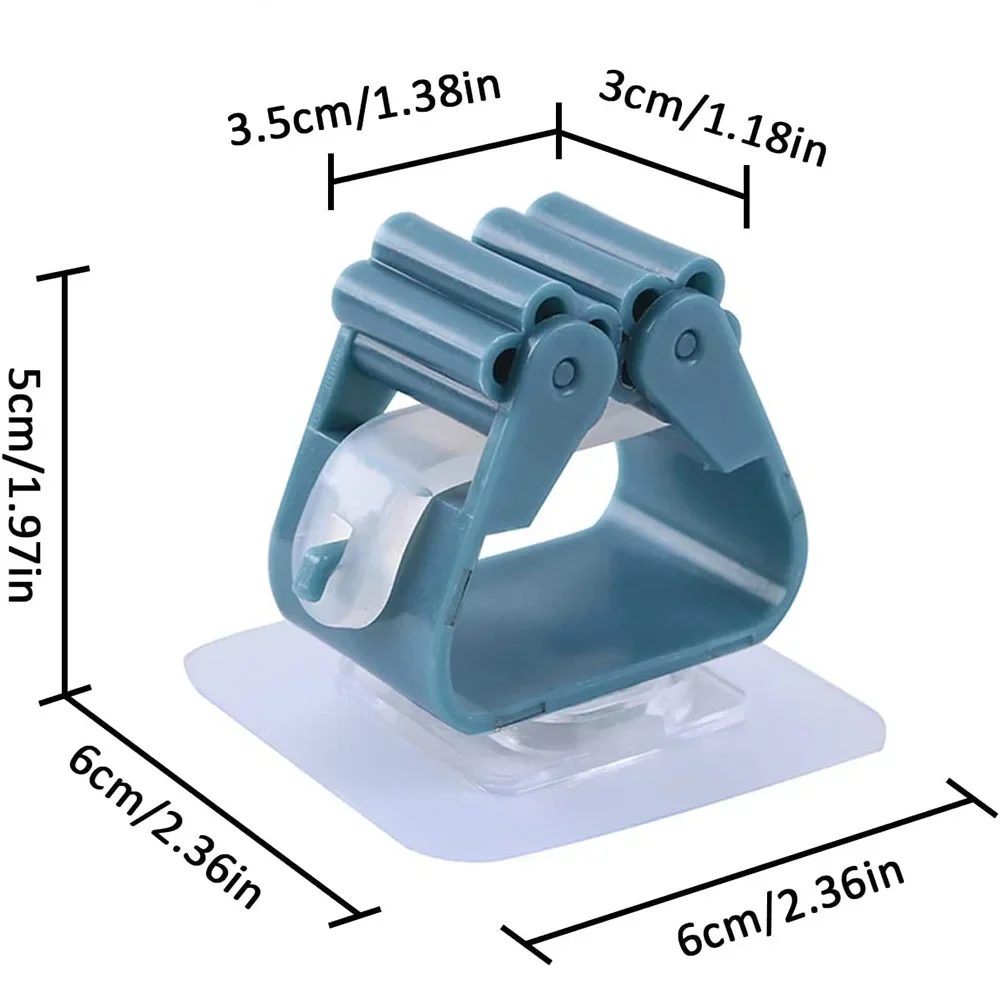الحائط ممسحة حامل مُنظِم فرشاة مكنسة شماعات المنزل تخزين الرف الحمام شفط أنبوب معلق السنانير الأدوات المنزلية المنزل
