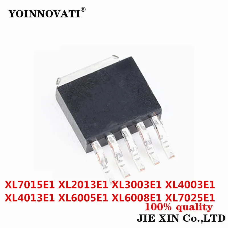 10Pcs XL7015 XL7015E1 XL2013E1 XL3003E1 XL4003E1 XL4013E1 XL6005E1 XL6008E1 XL7025E1 TO252-5  module