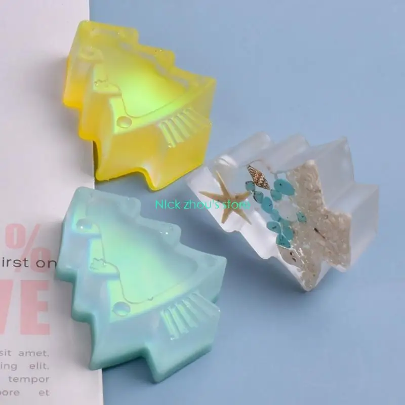 E15E Creative Christmas Tree Molds Handmade Mousse Cake Silicone DIY