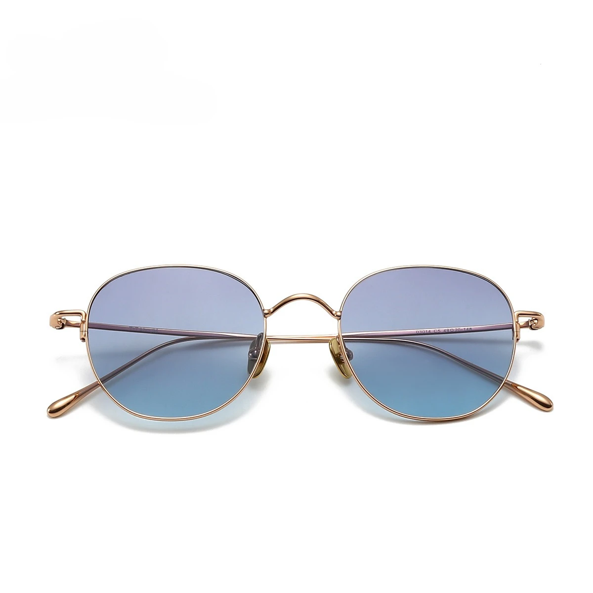 Pure Titanium Ultra Light  Round Women Sunglasses Fashion Outdoor Sports UV400 Men Sunglasses Can Be Paired Prescription Lenses