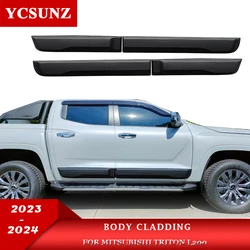 ABS Body Door Cladding For Mitsubishi L200 Triton MV 2024 2025 Strada Car Accessories Double Cabin YCSUNZ