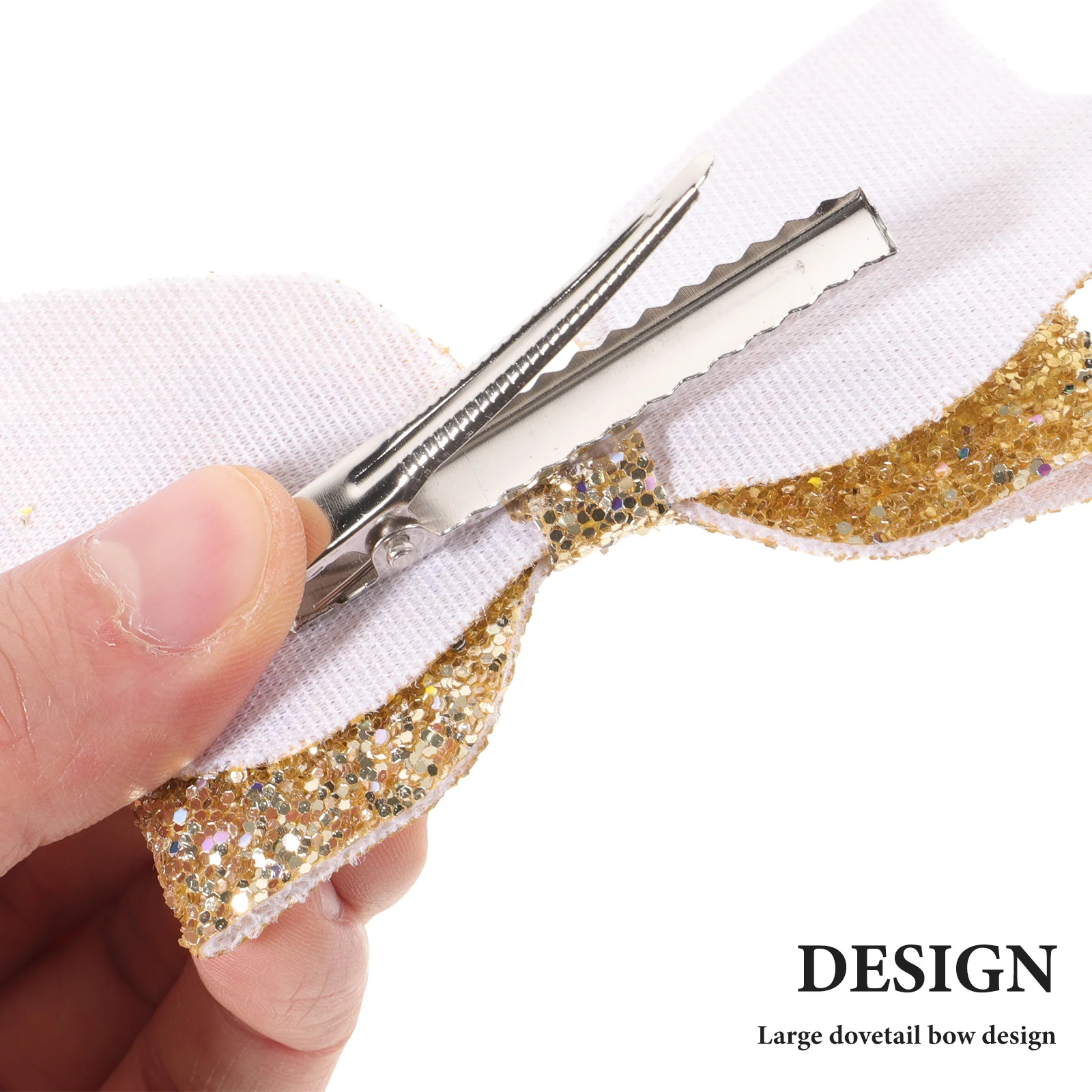 

2Pcs Sequin Hair Clips Bowknot Design Lasting Cloth Material Wedding Prom Banquet Birthday Girls Hair Accessories Bright Colors