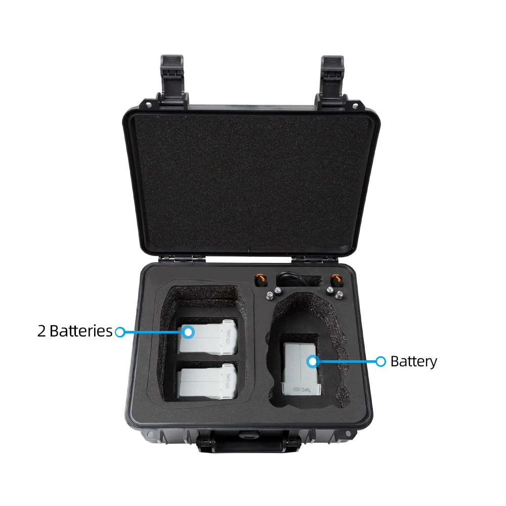 Imagem -05 - Dji Mini Pro Mini Case de Armazenamento Mala Portátil Casca Dura Impermeável à Prova de Explosão Caixa de Transporte Acessório