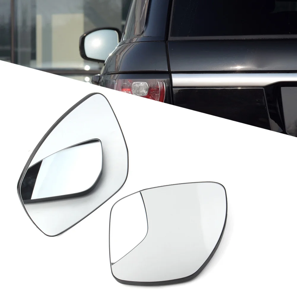 1Pair Car Heatable Rear View Mirror Glass For Land Rover LR4 LR5 Range Rover Vogue Sport L494 L405 Auto Replacement Parts