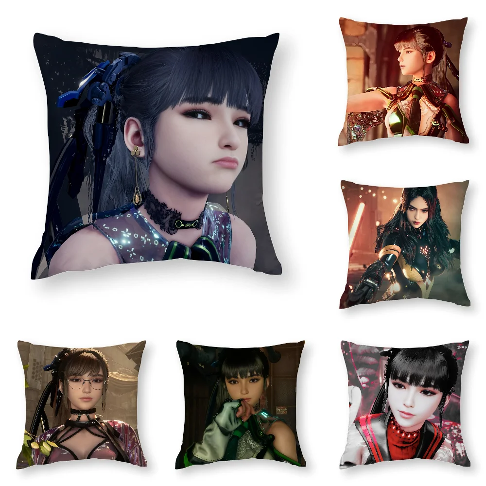 

Game S-Stellar B-Blade Pillow Case 3D Print Polyester Fiber 45*45 cm Home Sofa Throw Pillow Cover Decoration Festival Gift