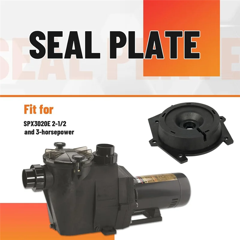 Placa de sellado de placa de montaje de bomba de arena A96I para bombas Hayward SPX3020E 2-1/2 y Super II