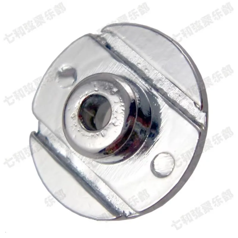 10 Stück Chrom-Bassgitarren-Saitenhalter Gitarrenzubehör Teile Musikinstrument – Detail 3
