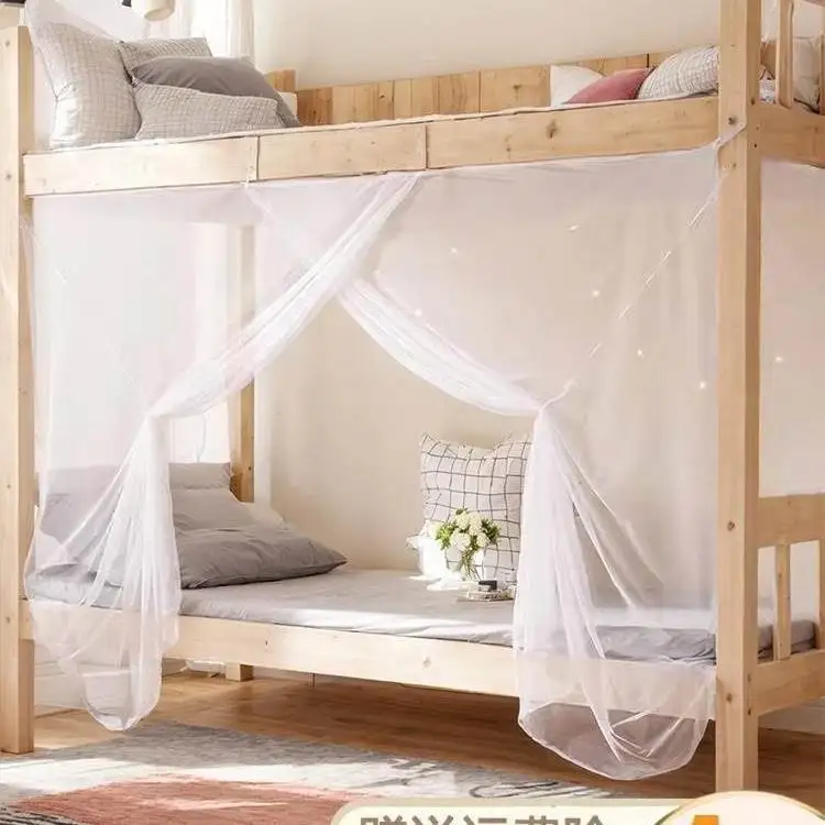 

Москитная сетка для студентов, традиционная, для верхней и нижней кровати, для общежития, новинка 2024 года, для домашнего использования, палатка-тент для односпальной кровати с функцией фильтрации воздуха