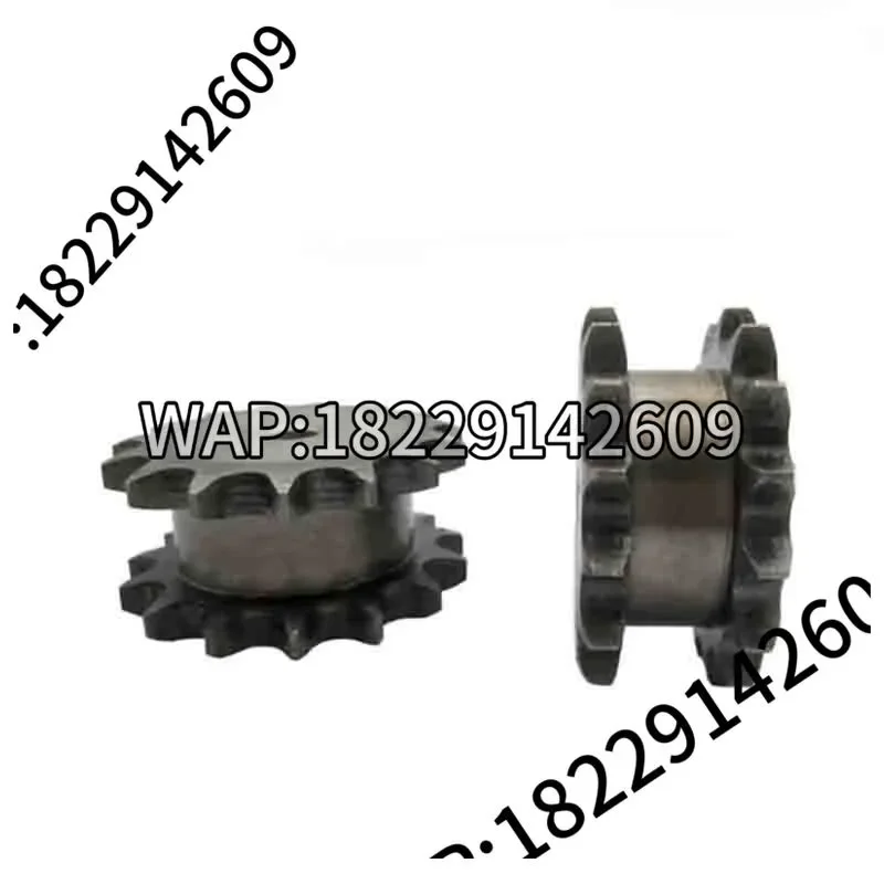 Double Row Drive Sprocket Wheel Gear 10-30 Teeth for 06B Roller Chain 06B-2 Duplex Chain Industrial Gear Accessories