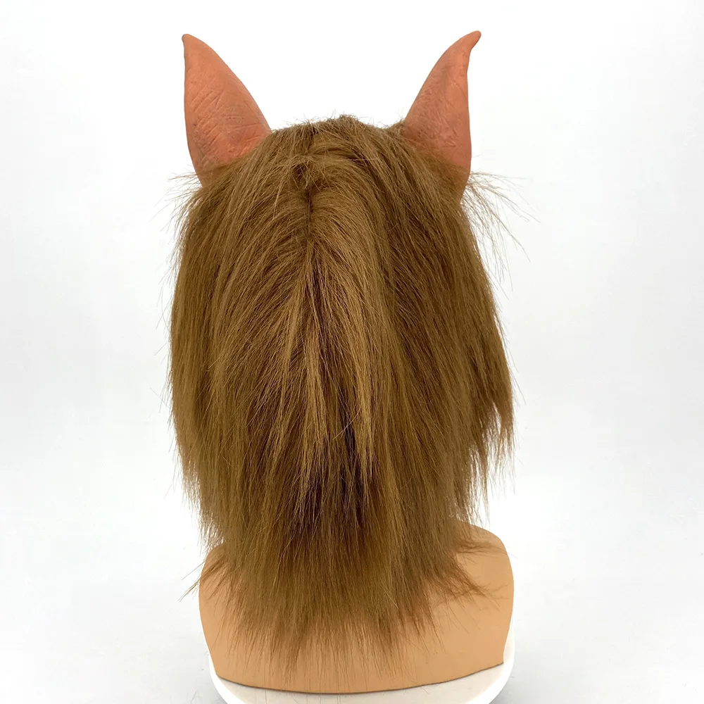 قناع رأس الذئب، قناع الذئب الشرس المخيف، قناع الحيوان اللاتكس، قناع الهالوين التنكري للبالغين، قناع الكرنفال