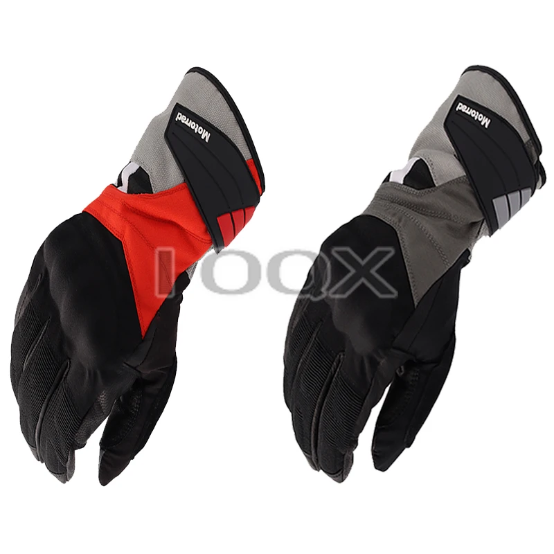 New Arrival! 2 Color Motorcycle Protective Gloves for BMW Motorrad Black/Gray Leather Gloves