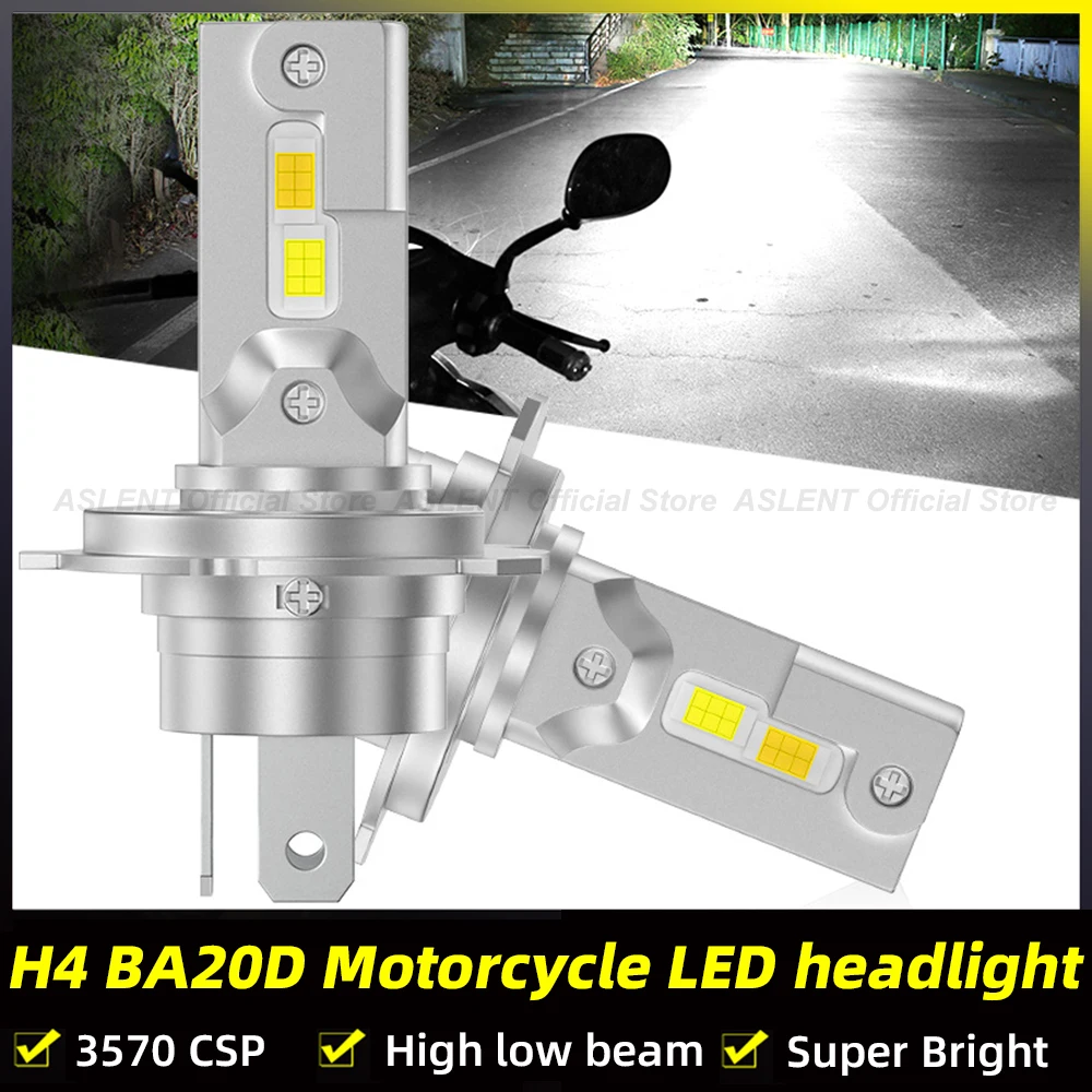 1Pcs H4 HS1 Led Mot… - image