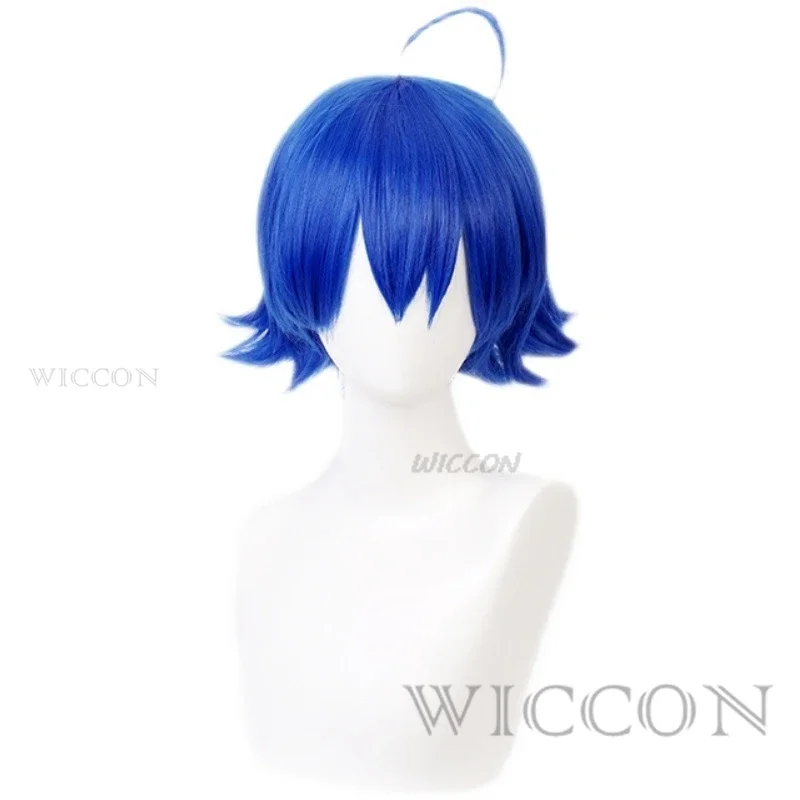 Anime Welcome To Demon-School Iruma-kun Suzuki Iruma Cosplay Costume Wig Blue School Uniforms DK Man Halloween Carnival Suit