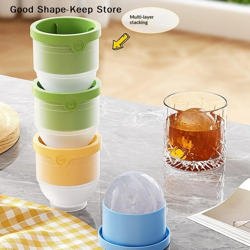 dailySphere Mold Kitchen Stackable Slow Melting DIY Ice Ball Round Jelly Making Mould For Cocktail DrinkDaily products