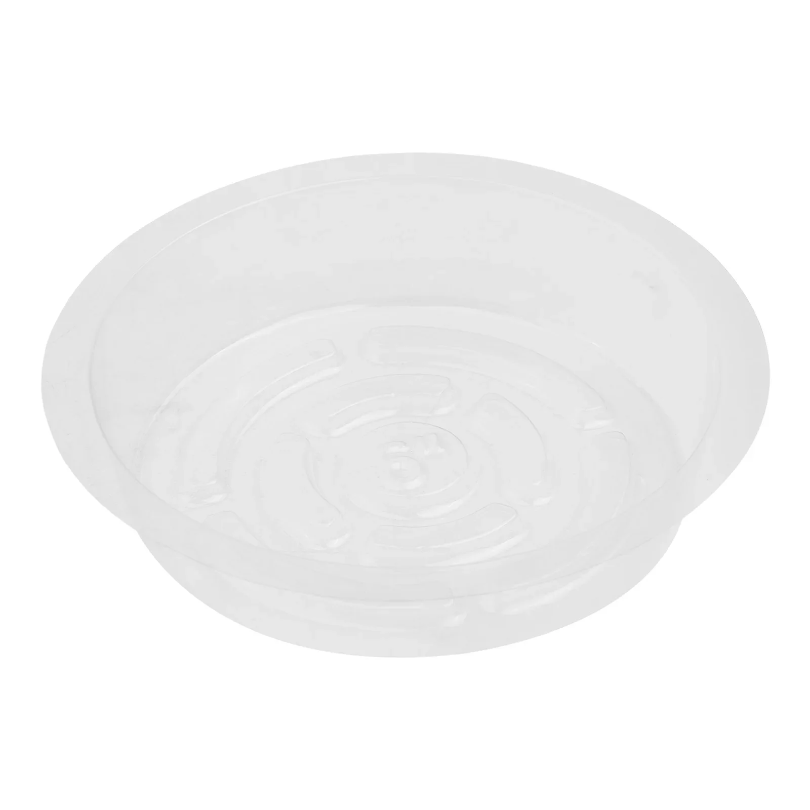 10pcs Garden Plant Saucer Drip Tray  Catch Water PET Round Pot Base Clear Snack Container Holder Candies  Garden Supplies