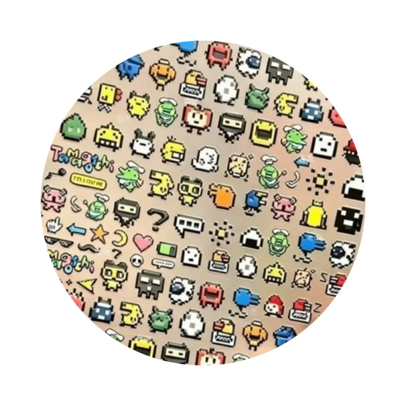 Neue Bandai Tamagotchi Mametchi Nagelkunst-Aufkleber DIY Handyhülle Wasserfeste Klebeetiketten Cartoon Niedliche Exquisite Dekorative Aufkleber – Detail 3