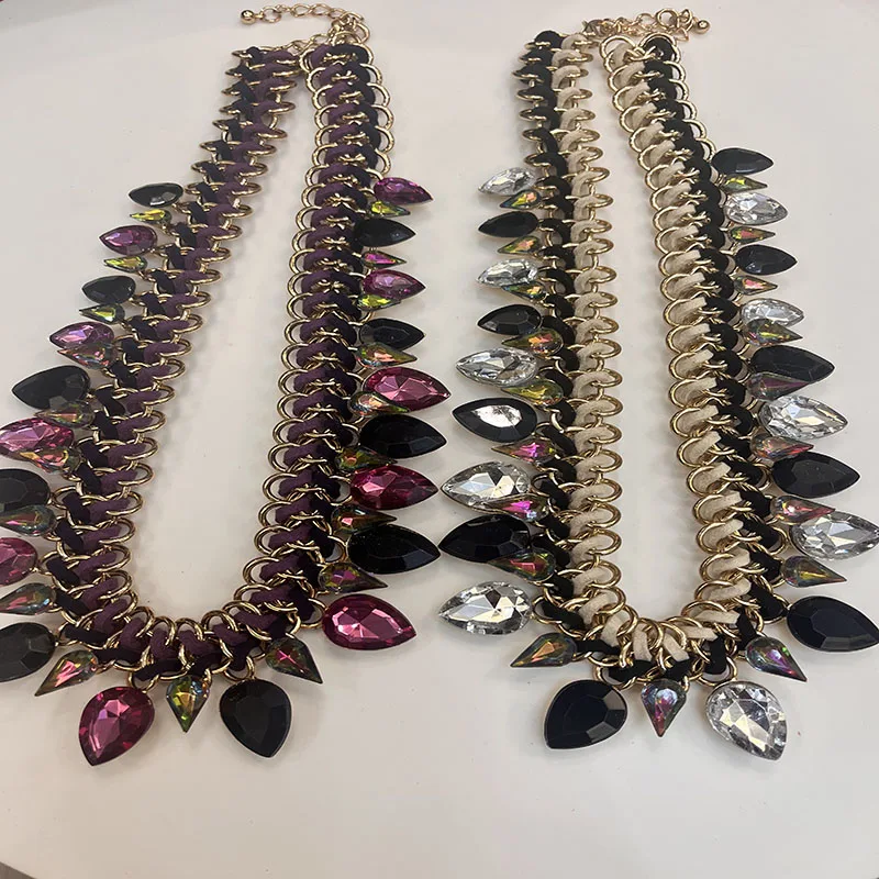 

Корейские модные короткие ожерелья 2024 корейские роскошные элегантные женские свадебные аксессуары/женское колье/ожерелье