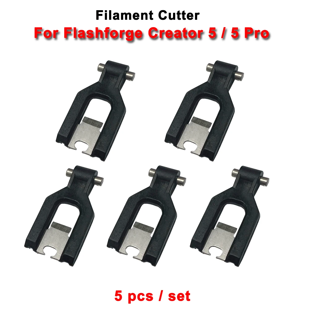 Silikonbürste für Flashforge Creator 5 Pro Düsenwischer, hochtemperaturbeständig für C5 Pro, langlebige Metallklinge, Filamentschneider-Teile – Detail 9