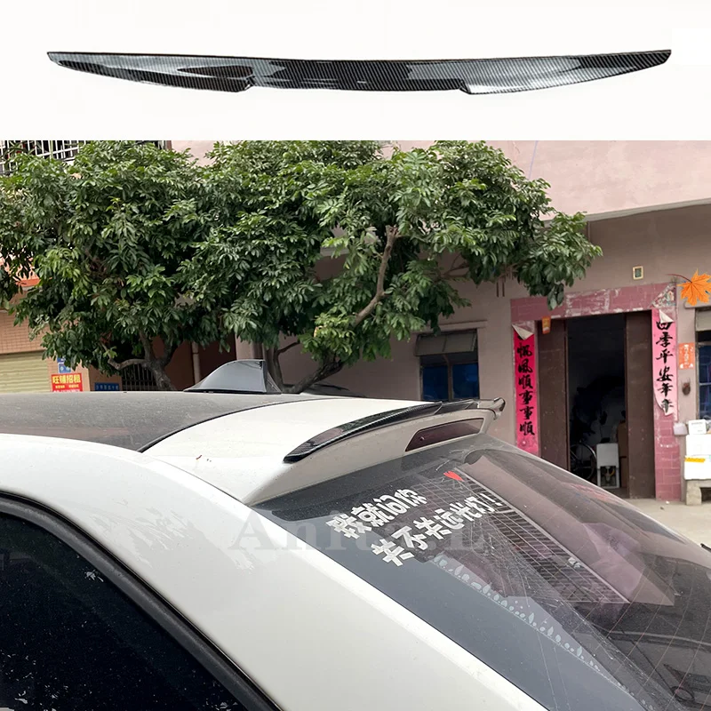 For Skoda Rapid Kodiak Hatchback Rear Roof Spoiler Lip  M4 Style Spoiler Universal Type PU Material Car Trunk Tail Wing Styling