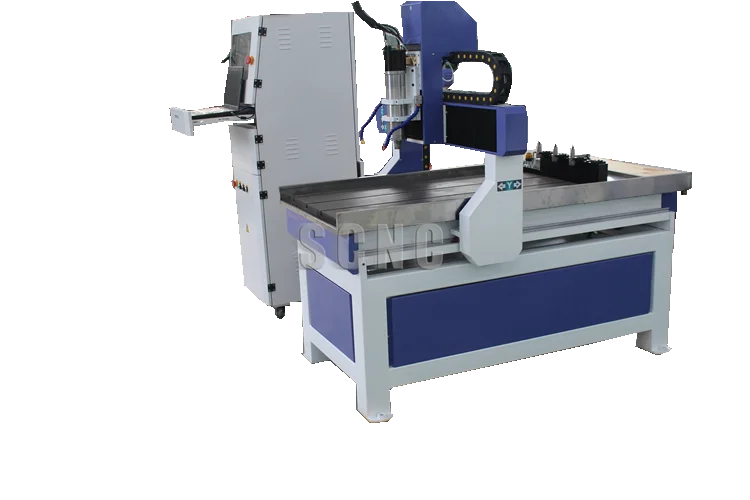 China Mini Small Desktop ATC 3D Wood Working Lathe Machine 6090 Atc Cnc Router Price