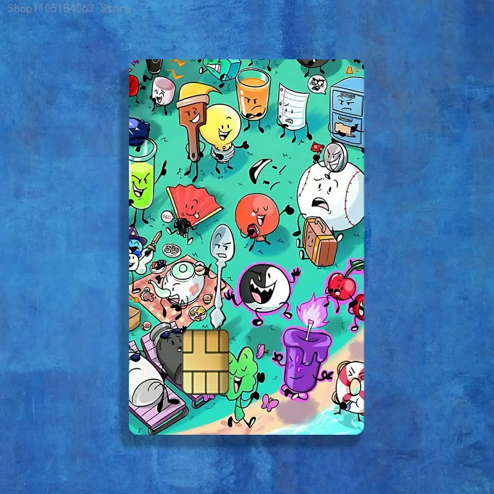 ملصقات I-Inanimate I-Insanity لخصم الائتمان وبطاقة شحن البنك وحافلة مترو ملصق مضاد للمياه لتزيين الملصقات